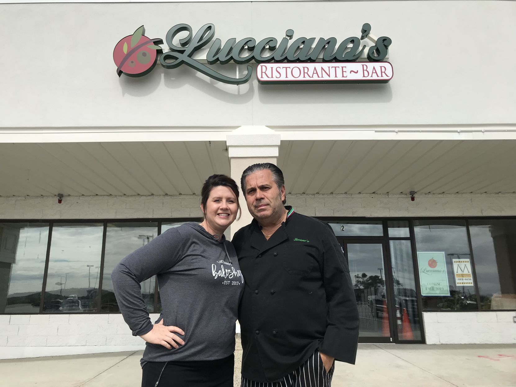 Lucciano's Ristorante Bar owners Tina and Lou Hatsiandrou